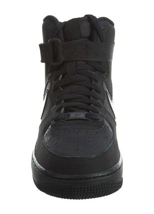 Nike air force 1 high gs кроссовки черные оригинал высокие10 фото