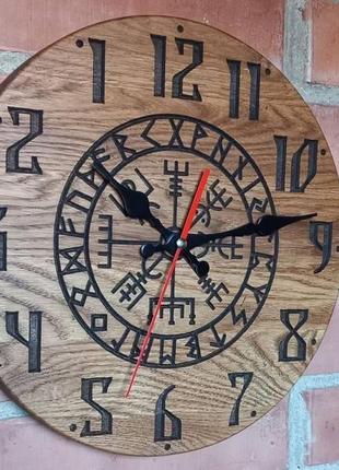 Годинник із зворотним ходом "старослов'янська символіка" №2