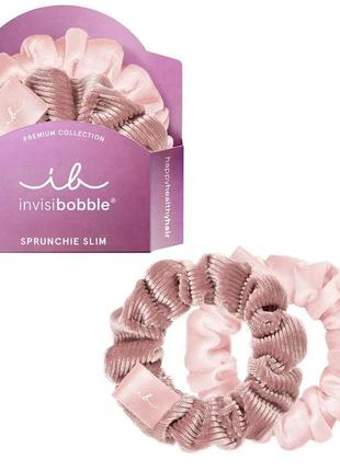 Резинка-браслет для волосся invisibobble sprunchie slim premium la vie en rose2 фото