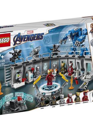 Лего марвел lego marvel super heroеs iron man hall of armor лаборатория железного человека [-76125-]1 фото