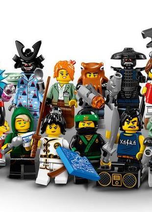 Lego минифигурки the lego ninjago movie - полный набор 20 минифигурок 71019