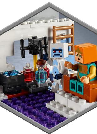 Lego лего minecrаft крижаний замок 21186 (499 деталей) brickslife7 фото