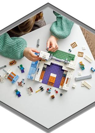 Lego лего minecrаft крижаний замок 21186 (499 деталей) brickslife8 фото