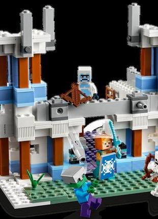 Lego лего minecrаft крижаний замок 21186 (499 деталей) brickslife4 фото