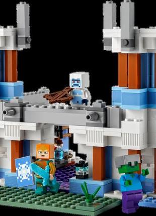 Lego лего minecrаft крижаний замок 21186 (499 деталей) brickslife3 фото