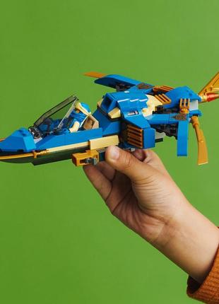 Lego лего ninjago самолет-молния эво джея 71784 (146 деталей) brickslife9 фото