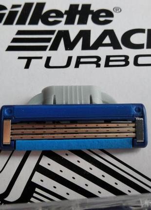 Леза для бритви gillette mach 3 8 шт картриджі3 фото