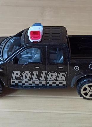 Машинка полиция пикап (черная)