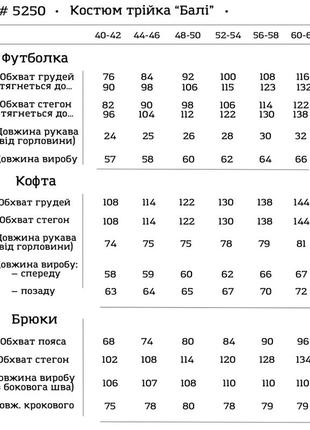 Костюм спортивный женский (кофта, брюки, футболка) 40-62 бежевый, серый, черный2 фото