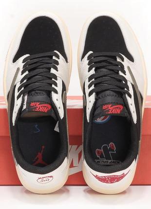 Nike air 1 jordan retro low og sp travis scott5 фото