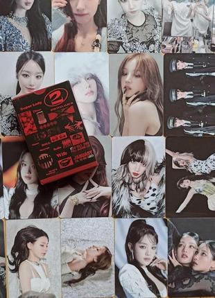 Ломо карти lomo cards джи айдл (g)i-dle super lady 55 карток (червоні)2 фото