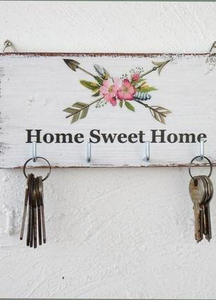 Ключниця home sweet home - будинок милий дім4 фото