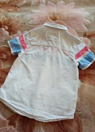 Дитячий одяг/котонова сорочка на 5-6 років, 110/116 розмір, котон #3 фото