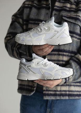 Очень крутые кроссовки adidas astir cloud white silver metallic7 фото