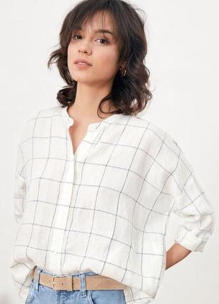 Идеальная льняная рубашка оверсайз 💯% льон