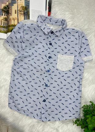 Детская рубашка для мальчика шведка летняя рубашка детская р.122