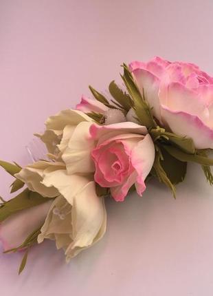 Гребень "pink roses"