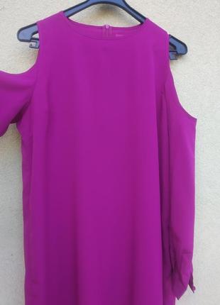 Подовжена блуза(сукня) з відкритими плечима3 фото