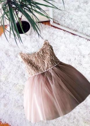 Шикарное нарядное бальное платье от miniqueeny