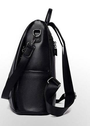 Женский городской рюкзак-сумка кенгуру, небольшой прогулочный рюкзачок трансформер бирюзовый7 фото
