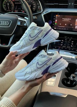 Nike runtekk wmns white purple6 фото