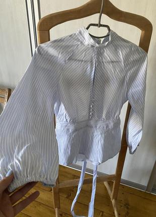 Отличная блуза в полоску4 фото
