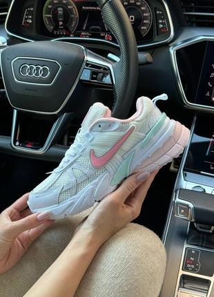 Nike runtekk wmns white pink2 фото