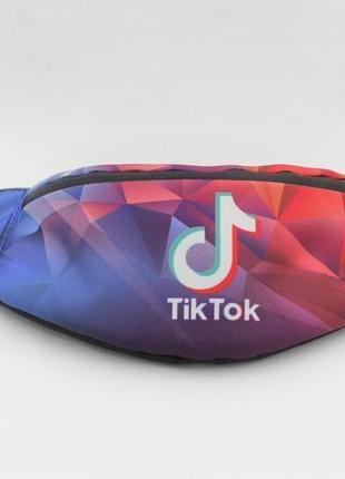 Сумка бананка tik tok, поясная сумка для детей, сумка тик ток2 фото