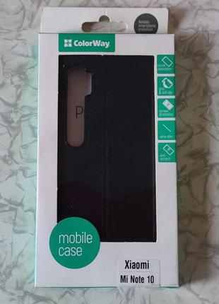 Чохол colorway xiaomi mi note 10 plastic leather