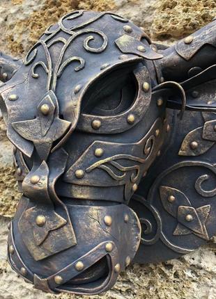 Оберег ′бык′ ′ тавр′ настенная скульптура