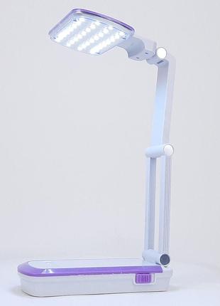 Светодиодная настольная led лампа с аккумулятором 2w, 200 lm, 6000k sneha (997982)4 фото