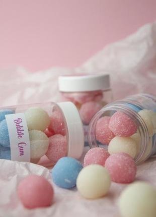 Пенные скраб-шарики "bubble gum"2 фото