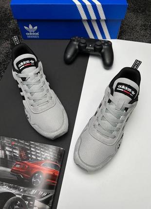 Кроссовки мужские сетка/замш adidas runner pod-s3.1 dark gray black5 фото