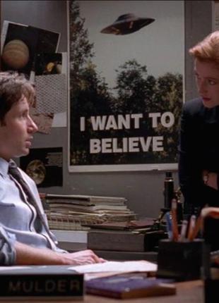 Постер секретные материалы the x-files i want to believe2 фото