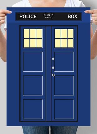 Постер tardis doctor who тардис доктор кто