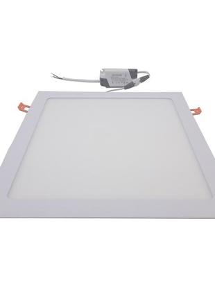 Світильник врізний led square downlight 24w-220v-1700l-4000k alum tnsy3 фото