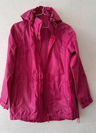 Куртка ветровка розовая2 фото