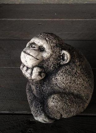 Статуэтка декоративная из керамики шимпанзе3 фото