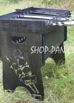 Автоматическая шашлычница shop-pan на 8 шампуров10 фото