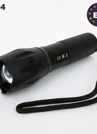 Светодиодный led фонарик ручной на батарейках 3хaaa 5 ватт + zoom sneha (997838)