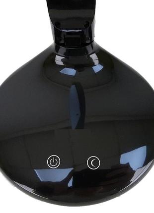 Світлодіодна настільна лампа led чорна з нічником, usb, dimmer, працює від power bank sneha (998857 8w)5 фото