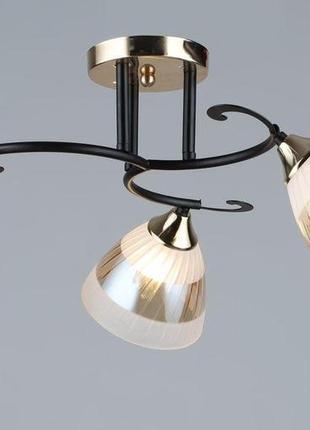 Люстра на три плафони sneha (9963403919/3 fgd+bk)