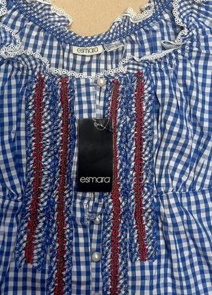 Esmara,  женская блуза в баварском стиле, р. eur 425 фото