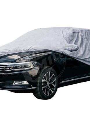 Тент чохол на автомобіль седан з підкладкою 533x178x120 см milex po-v30013 xl