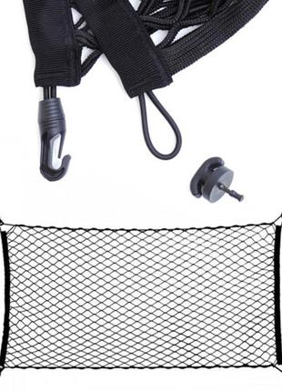 Сетка в багажник карман 90х30 + врезные крючки elegant 100 676