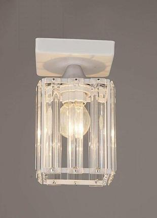 Люстра хрустальная на один плафон sneha (9986703887/1 white)