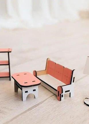 Комплект мебели для маленьких кукол lol1 фото