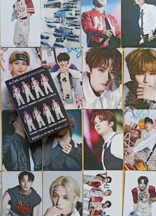 Ломо карти стрей кідз lomo cards stray kids social path super bowl 55 карток (grey)2 фото