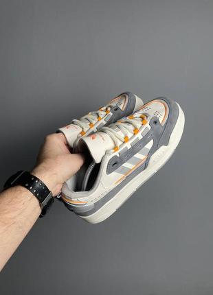 Adidas adi 2000 grey orange4 фото