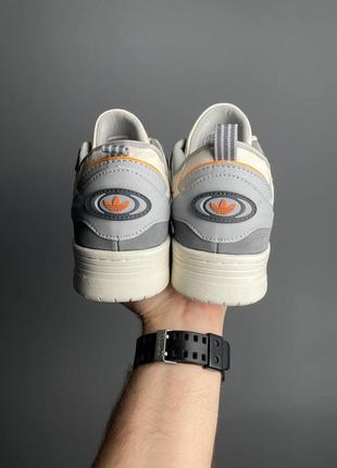 Adidas adi 2000 grey orange6 фото